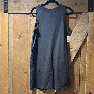 Old Navy Charcoal Sleeveless Midi Dress